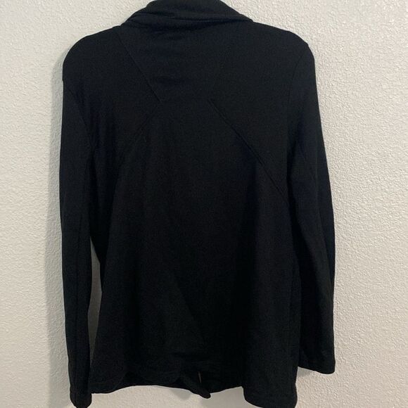 NWT-Chic as F-ck- Black moto zip jacket- size medium - Picture 7 of 9
